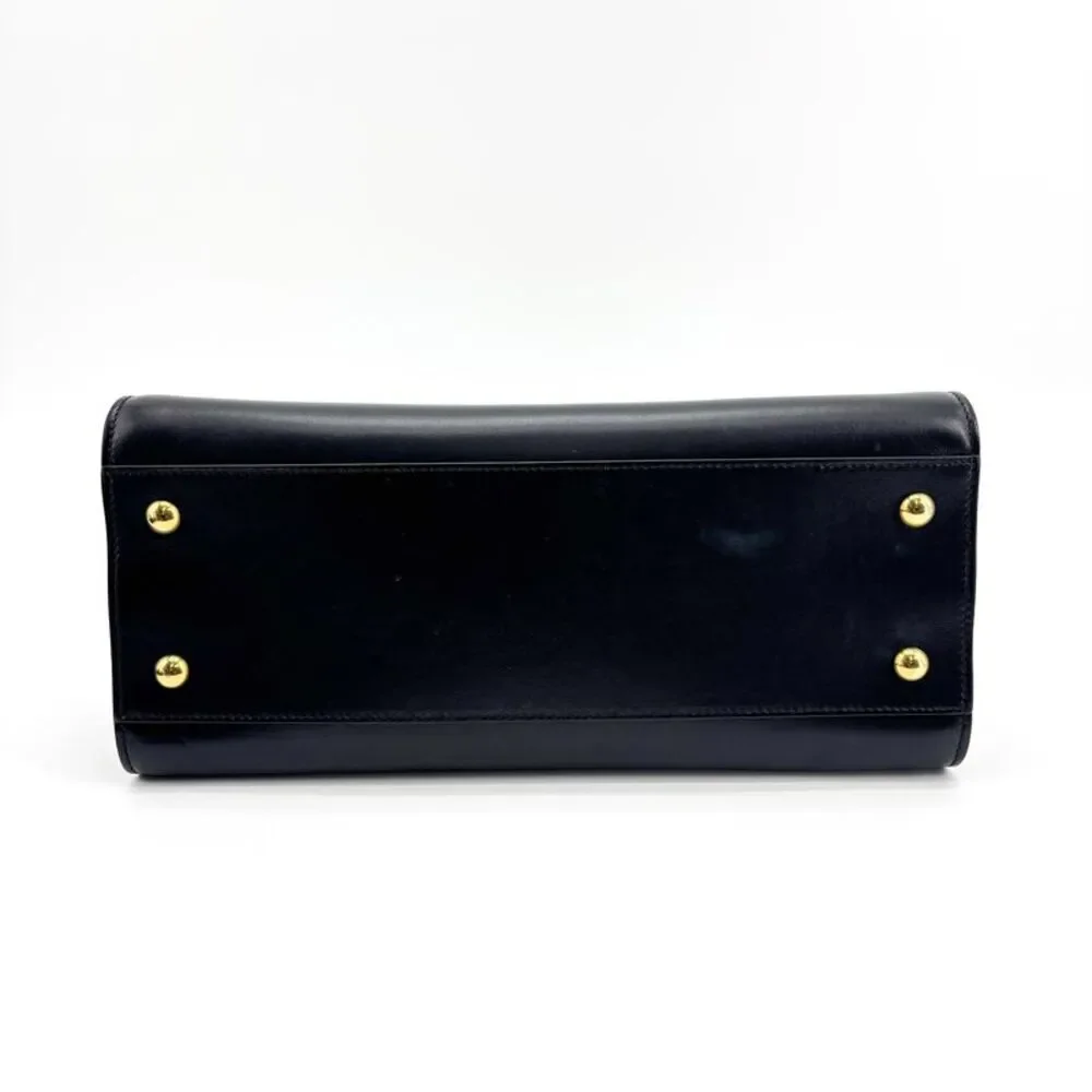 Saint Laurent Small Monogram Cabas Bag Black